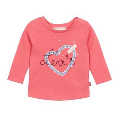 Levi's Baby girls' bright pink t-shirt